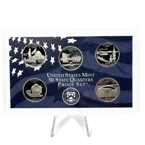 2005 US Mint State Quarters Proof Set Holiday Collector Edition - Picture 1 of 8